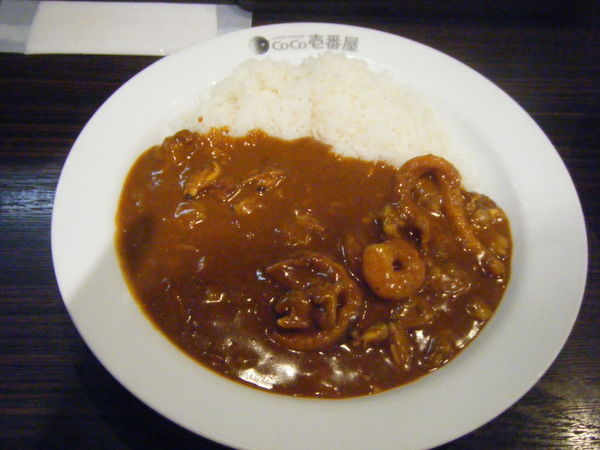 「海の幸カレー（たっぷりあさりトッピング　6辛）」@カレーハウスCoCo壱番屋 西武久米川駅前店の写真