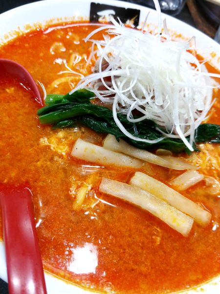 「天辛卵満らーめん」@超純水採麺 天国屋の写真