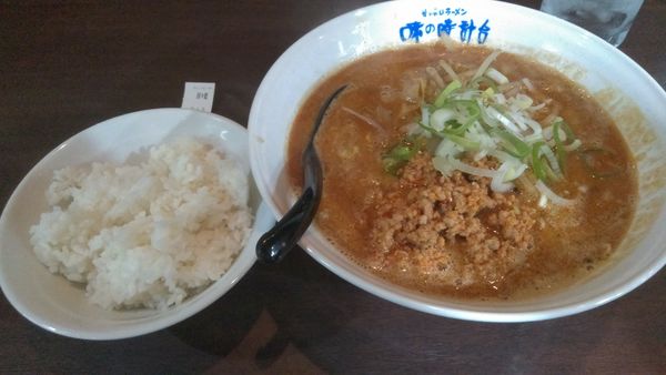 「担々麺850円」@味の時計台 上野店の写真