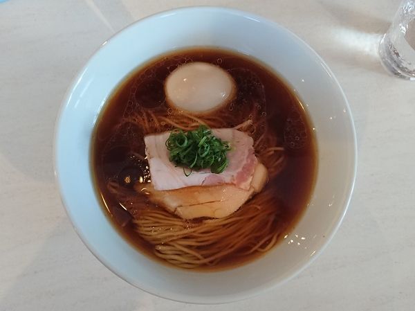 「醤油中華そば(味玉入り)　880円」@青森中華そば オールウェイズの写真