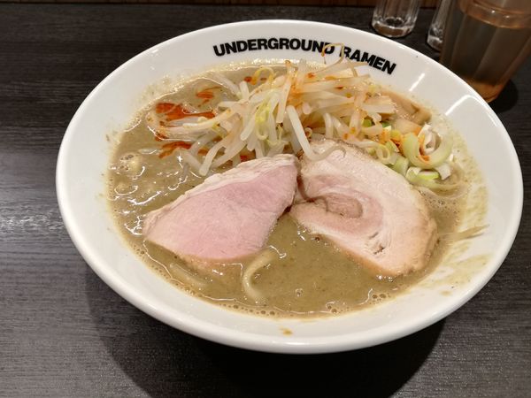 「味噌ラーメン（限定）」@UNDERGROUND RAMEN 川越仲町の写真