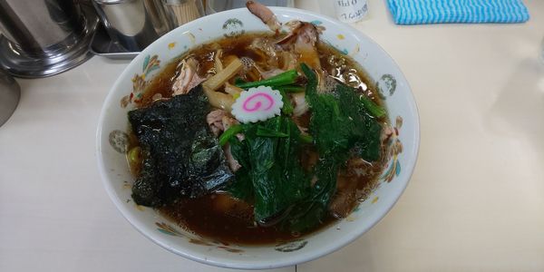 「青島チャーシュー大盛＋ほうれん草」@青島食堂 秋葉原店の写真