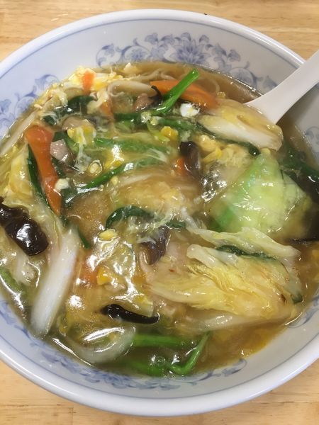 「ニラ玉ラーメン1.5玉638円」@ぎょうざの満洲 久喜西口店の写真