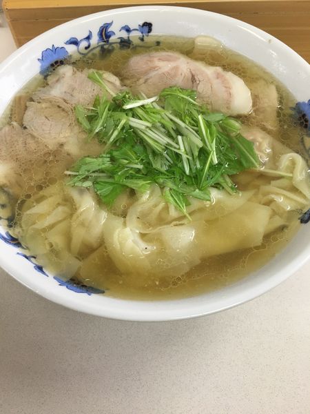 「塩チャーシューワンタンメン」@支那そば一麺 下広岡店の写真