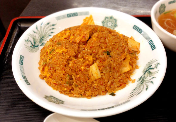 「キムチ炒飯(580円)」@日高屋 京成立石店の写真