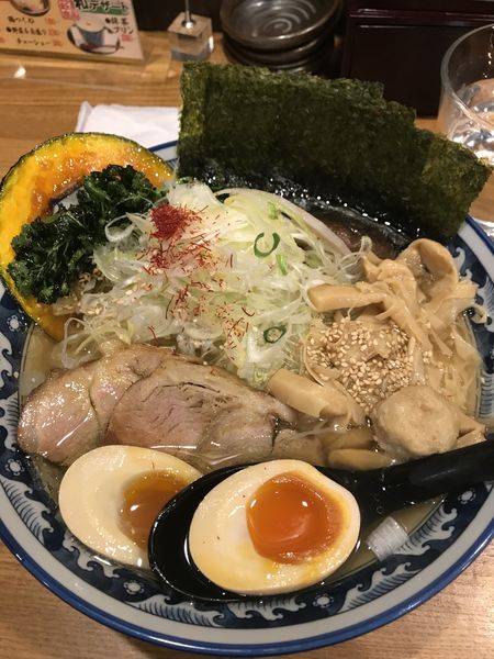 「特製日の出やラーメン1280円 ミニ帆立ご飯サービス」@和風楽麺 四代目 ひのでや 大宮店の写真