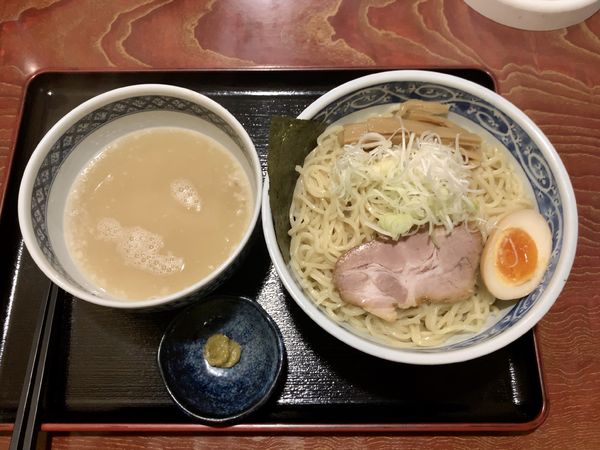 「塩豚骨つけ麺」@つけ麺 秋山の写真