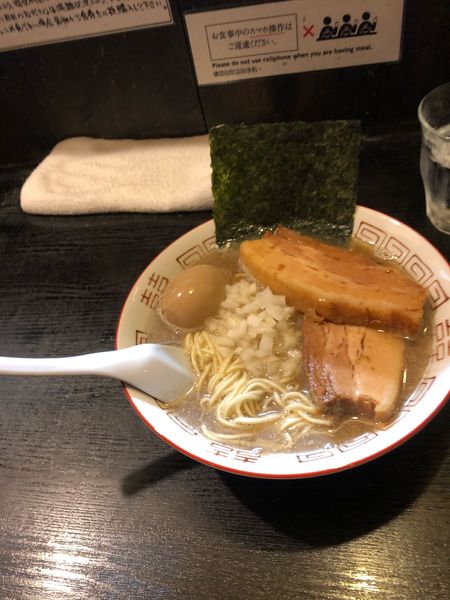 「淡麗中華そば＋豚、味玉、和え玉」@中華ソバ 伊吹の写真