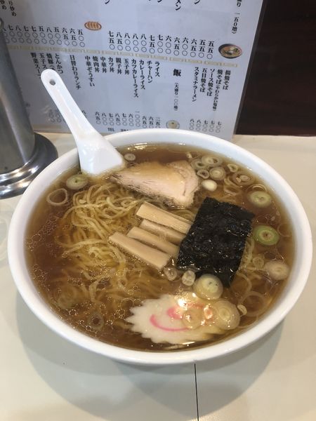 「ラーメン（大盛り）」@生駒軒の写真