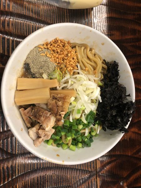 「まぜそば250g 860円」@つけめん・らーめん活龍 竹園店の写真