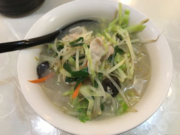 「タンメン+半麻婆豆腐丼」@中華料理 天福楼 方南町店の写真