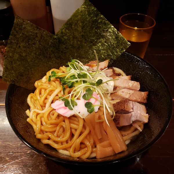 「武蔵野アブラそばＷ盛＋肉増し」@武蔵野アブラ学会 池袋店の写真