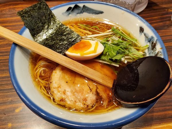 「柚子醤油ラーメン1080円」@AFURI 横浜ジョイナス店の写真