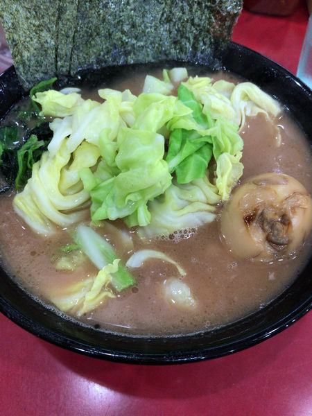 「並 キャベツ 油少なめ」@杉田家 千葉祐光店の写真