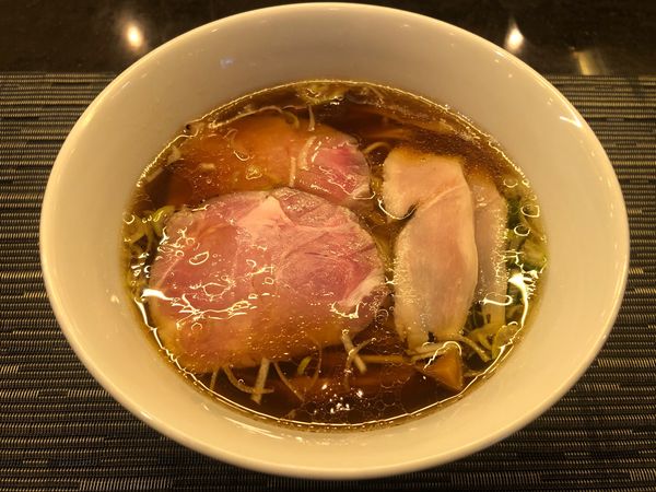 「醤油らぁめん900円」@MENSHOの写真