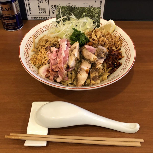 「まぜそば」@自家製手もみ麺 鈴ノ木の写真