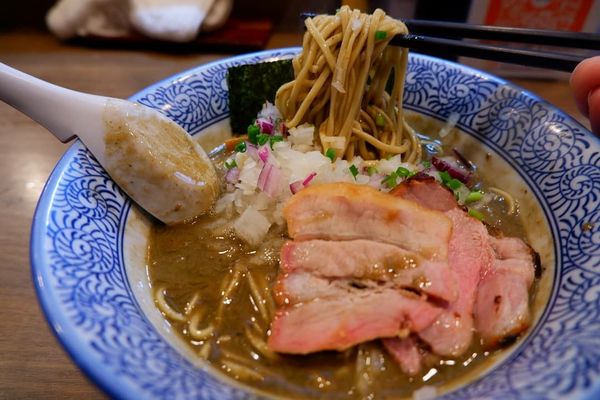 「極上濃厚煮干しそば  840円」@煮干しつけ麺 宮元の写真