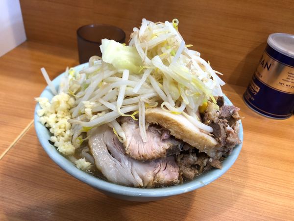 「ラーメン　小　ニンニク　野菜」@ラーメン二郎 八王子野猿街道店2の写真