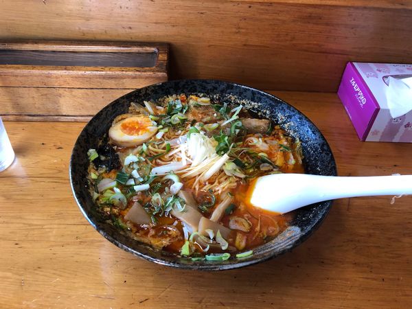 「オロチョンラーメン　700円」@孫六の写真