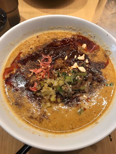 「白胡麻担々麺＋ライス」@甲州屋 別邸の写真