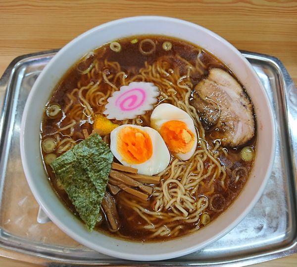 「玉子入りそば(850円)」@大勝軒 武蔵高萩店の写真