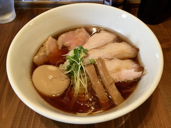 「ハートランドビール 小瓶 → 全部入り 中華そば」@ニューカッパの写真