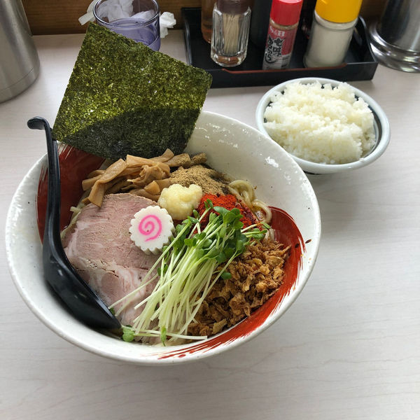 「まぜそば」@あぢとみ食堂の写真