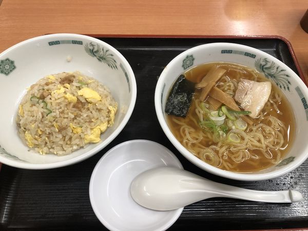 「ラ・餃・チャ　セット」@日高屋 センター南駅前店の写真