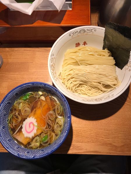 「清湯つけそば 830円」@つけそば 神田勝本の写真