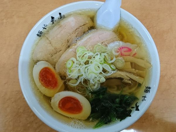 「味玉らーめん」@青竹手打ちラーメン 麺や大山の写真