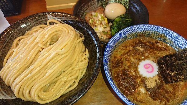 「全部のせつけ麺(1150円)+大盛(100円)」@つけめん 桜の如くの写真