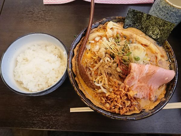 「濃厚坦々麺￥９３０+ライス」@麺通 伊武記の写真