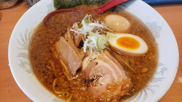 「こってり醤油ラーメン」@屋台らーめん 山崎店の写真