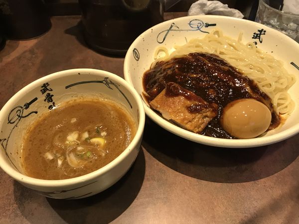 「濃厚つけ麺（黒）」@麺屋武蔵 武骨外伝の写真