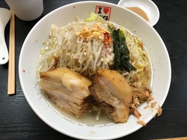 「まぜそば 醤油 並」@まるぎん二号の写真