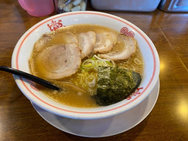 「醤油チャーシュー麺」@東京とんこつ とんとら 白岡店の写真