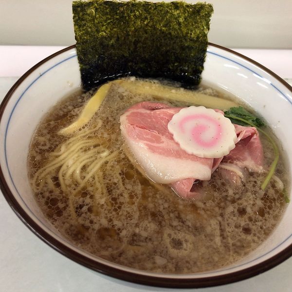 「背油魚介そば(999円)」@中華そば 四つ葉 東日本あったか冬フェス(そごう大宮)の写真