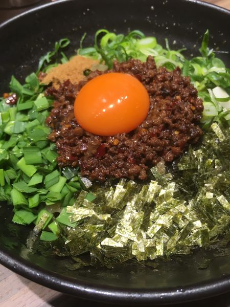 「台湾まぜそば」@麺屋 つばき 心斎橋本店の写真