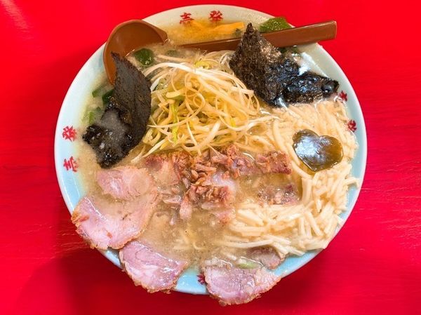 「ねぎとろラーメン」@壱発ラーメン 八王子店の写真