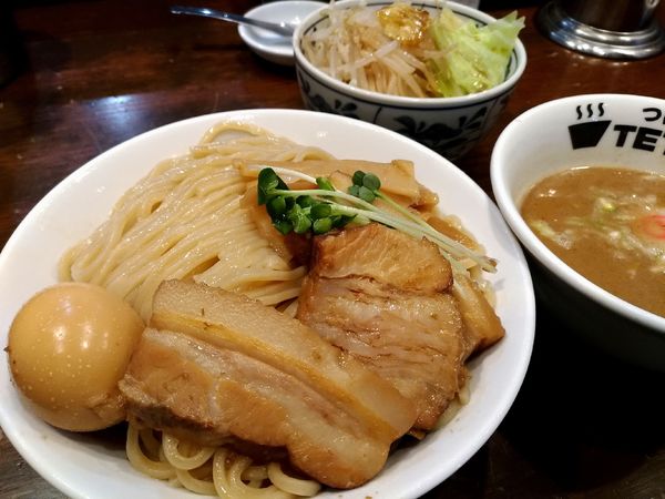 「特製つけめん(特盛 )+野菜」@TETSU 品川店の写真