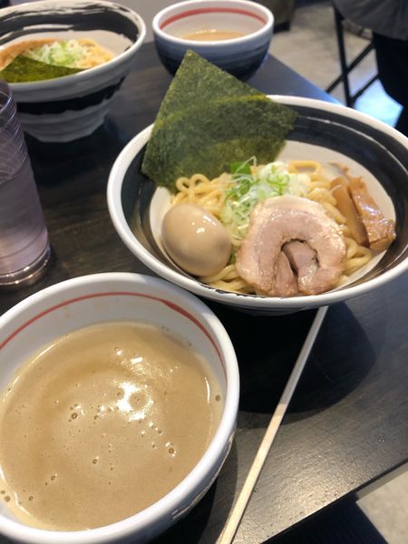 「鶏塩つけ麺　味玉トッピング」@つけ麺まぜそば専門店 えじまんの写真