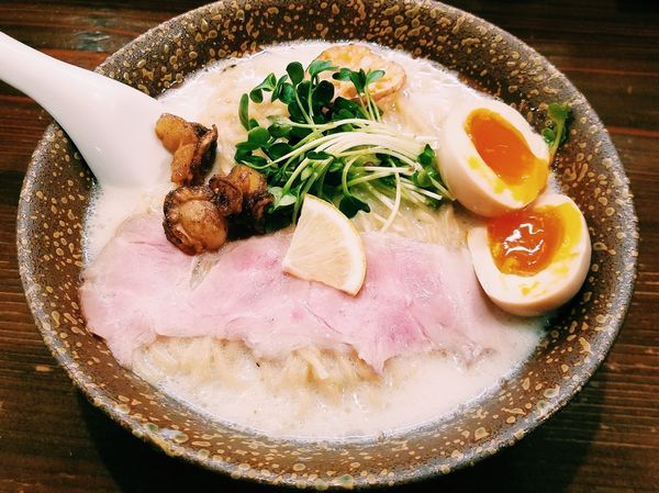 「濃厚ホタテそば」@岩本屋 小松店の写真