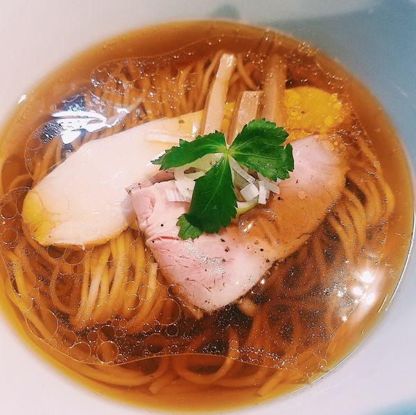 「中華そば」@麺道 麒麟児の写真