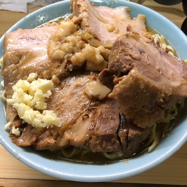 「豚増し」@ラーメン富士丸 明治通り都電梶原店の写真