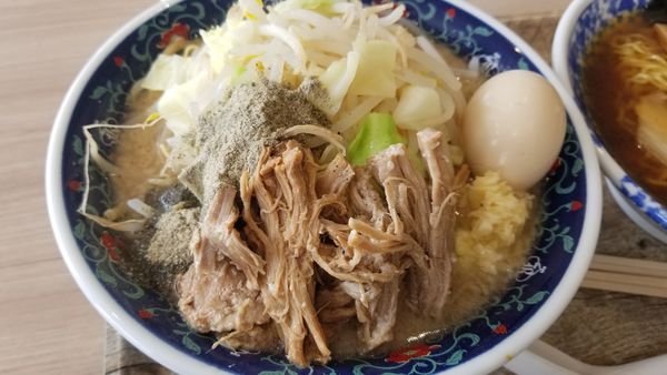 「ニボジロー　麺大盛　味玉トッピング」@凌駕IDEA イオンモール松本店の写真