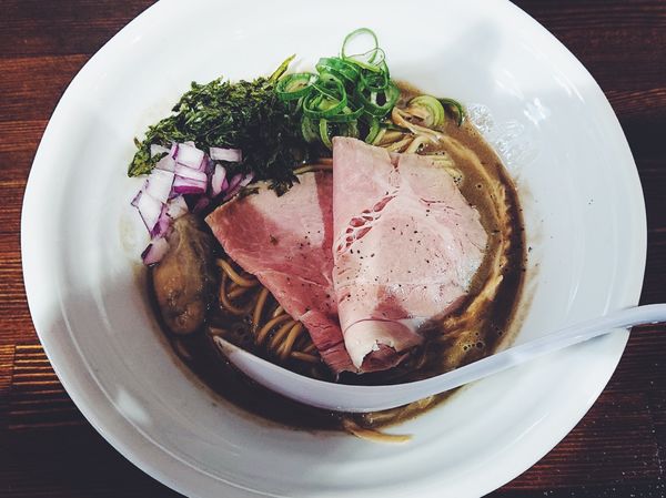 「カキ煮干白湯」@DOG HOUSEの写真