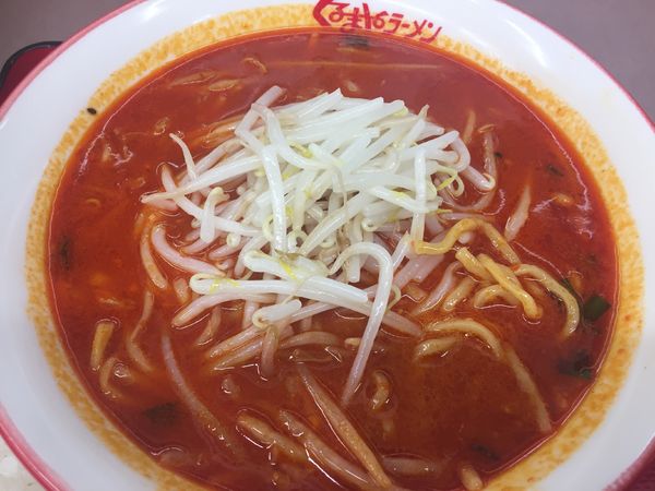 「大辛味噌ラーメン¥810(サービスライス付)」@くるまやラーメン 春日部16号店の写真