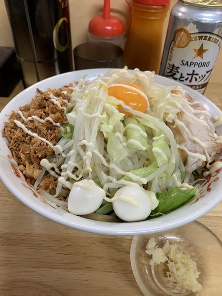 「小　汁なし」@ラーメン 登良治郎の写真