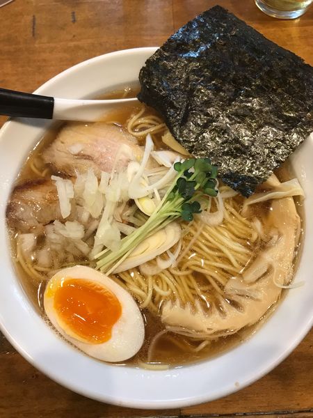 「煮干しラーメン　+大盛り　880円」@ふうびの写真