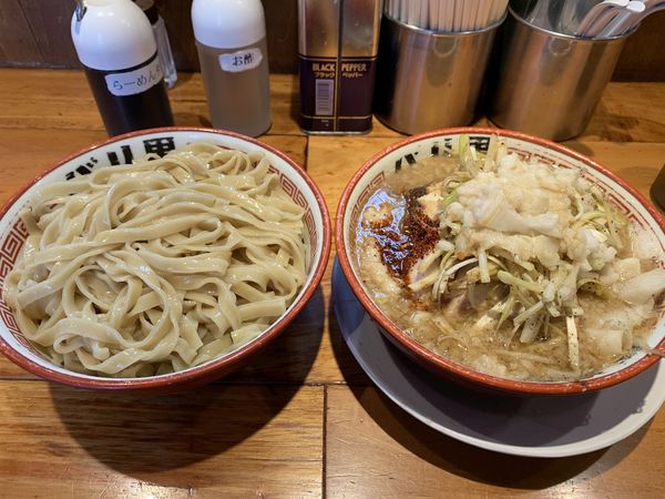 「大盛りつけ麺」@らーめん バリ男 新橋本店の写真